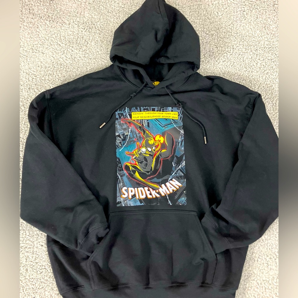 NY City Spiderman & Wu-Tang Collab Protect Ya Neck Lyrics Comic Hoodie